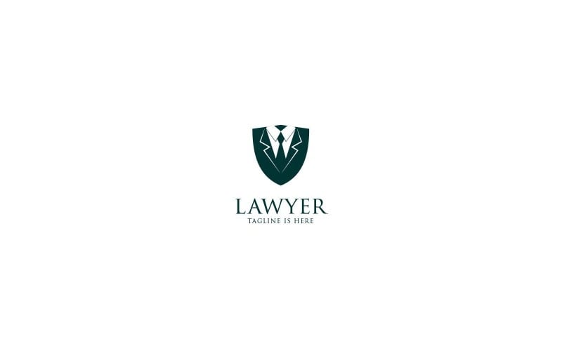 Modelo de Logotipo de Conjunto de Advogados e Escritórios de Advocacia