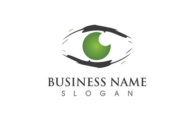 Oogzorg Gezondheid Logo Vector Design V1