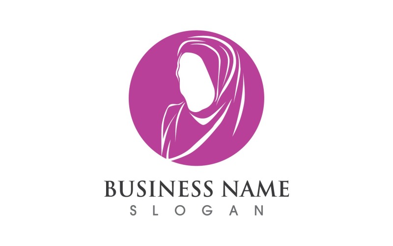 Femme Visage Salon Logo Beauthy Logo Vector V7