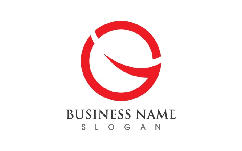 Simbolo G Lettera iniziale Logo Vector V1