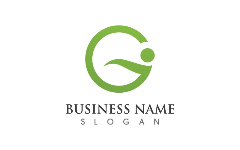 Symbole G Initial Letter Logo Vector V2