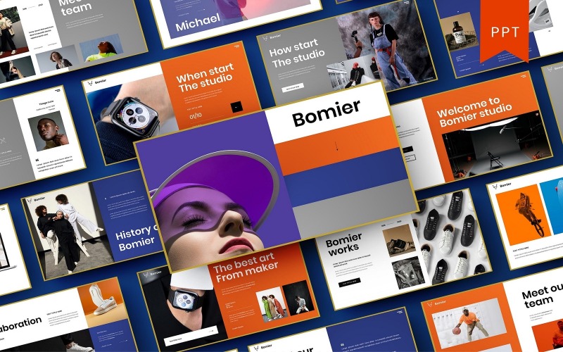Bomier – Zakelijk Keynote-sjabloon