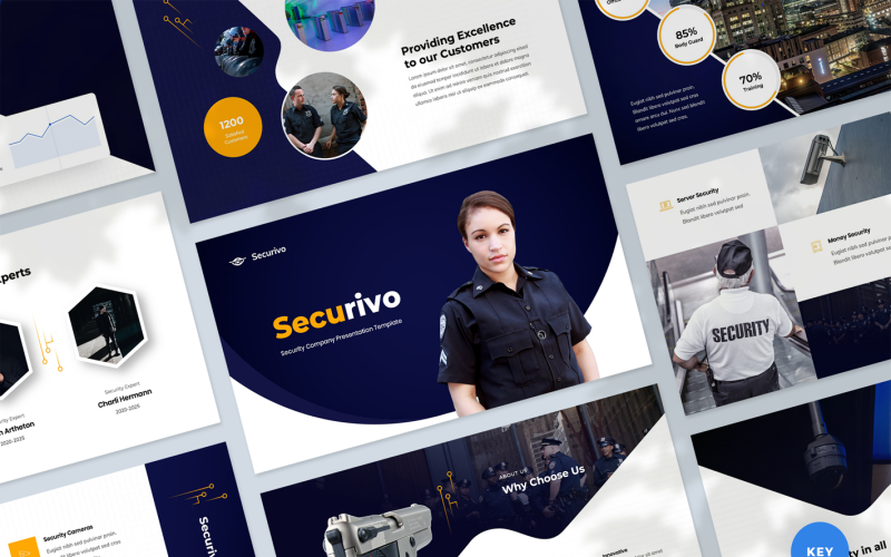 Modello di presentazione della società di sicurezza