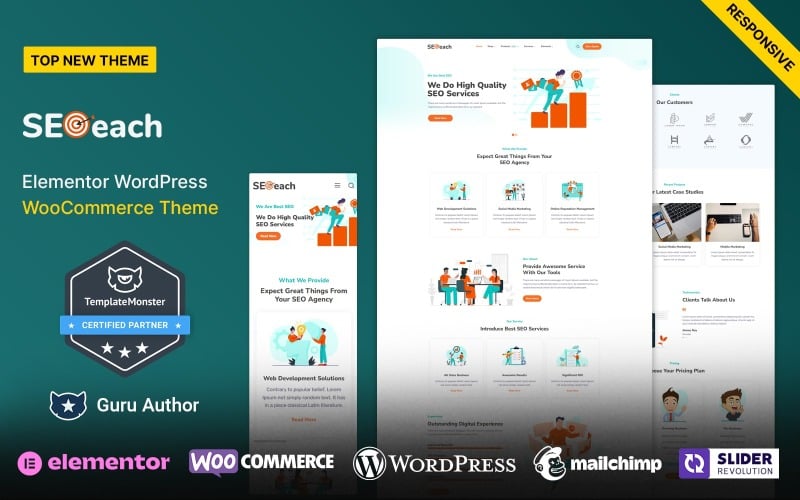 SEOeach - 数字营销和 SEO WordPress 主题