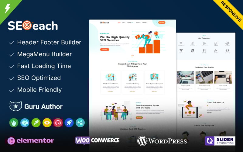 SEOeach - Tema WordPress per marketing digitale e SEO