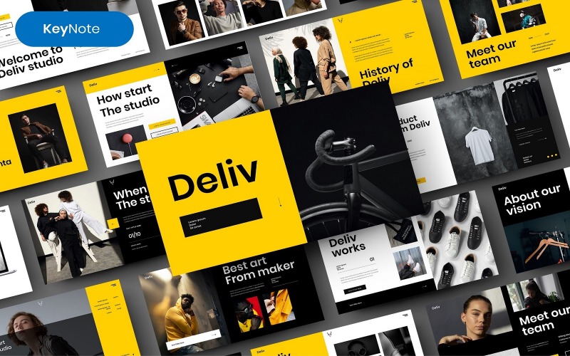 Deliv – Zakelijk Keynote-sjabloon