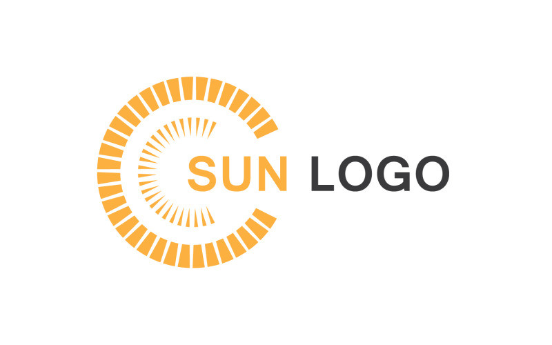 Güneş Vektör Logosu Ve Sembol V7