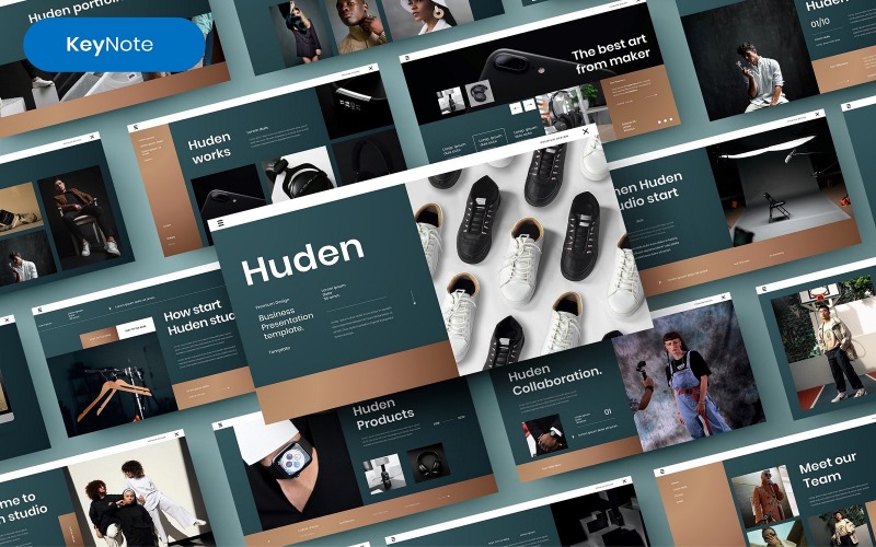Huden – Business-Keynote-Vorlage
