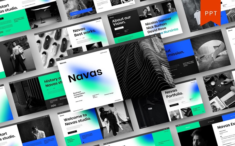 Navas - Modello di PowerPoint aziendale