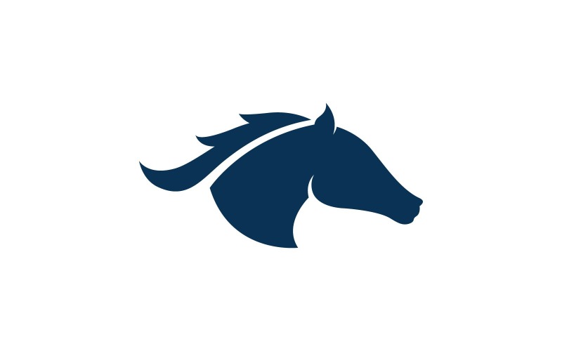 Paard Vector Logo ontwerpsjabloon V1