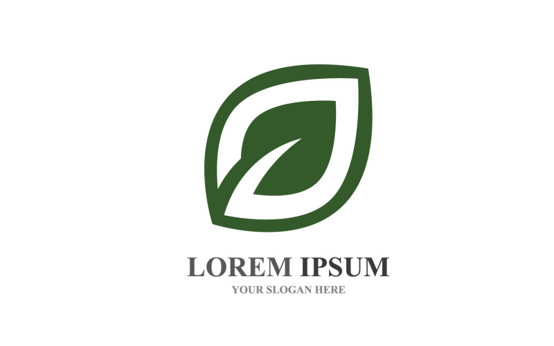 Logos of Green Tree Leaf Ecology  Element Vector V18