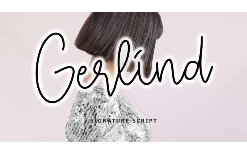 Gerlind Signature Script Font - Gerlind Signature Script Font
