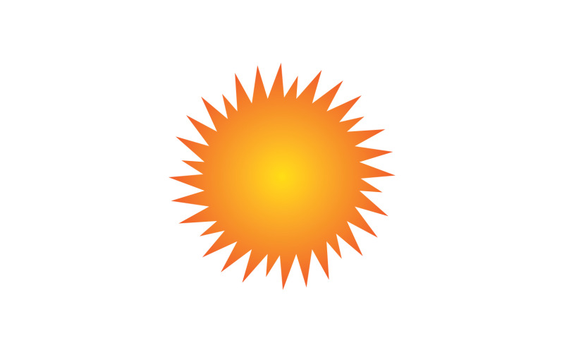 Soleil Logo Vector Icon Template Design V5