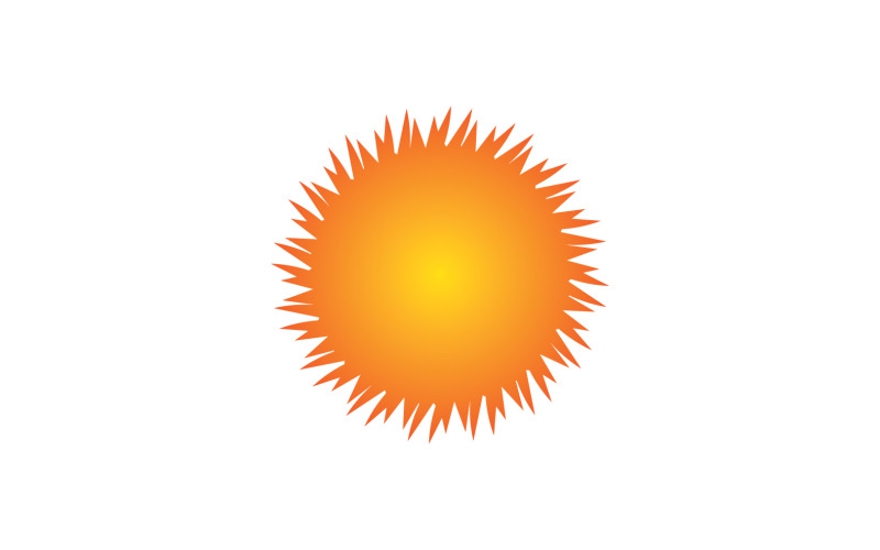 Soleil Logo Vector Icon Template Design V6