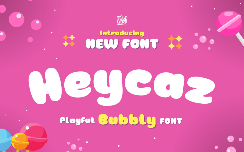 Heycaz ist eine schrullige und niedliche Schriftart