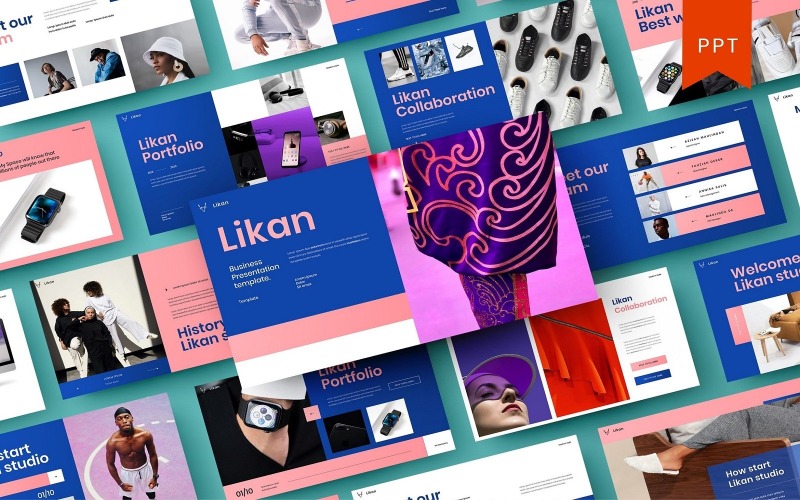 Likan – Modèle PowerPoint d'entreprise
