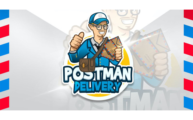 Postman Delivery - Mascot & Esport Logo