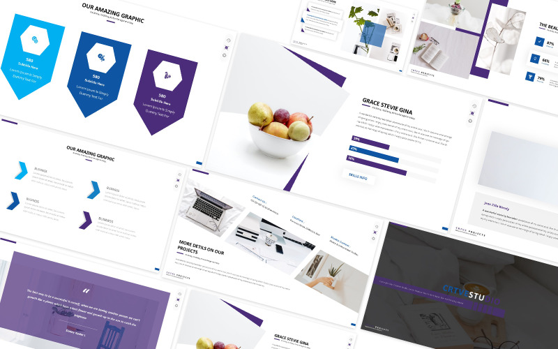 Crtvestudio Powerpoint Template #259561 - TemplateMonster