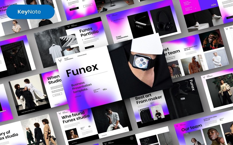 Funex – Zakelijk Keynote-sjabloon