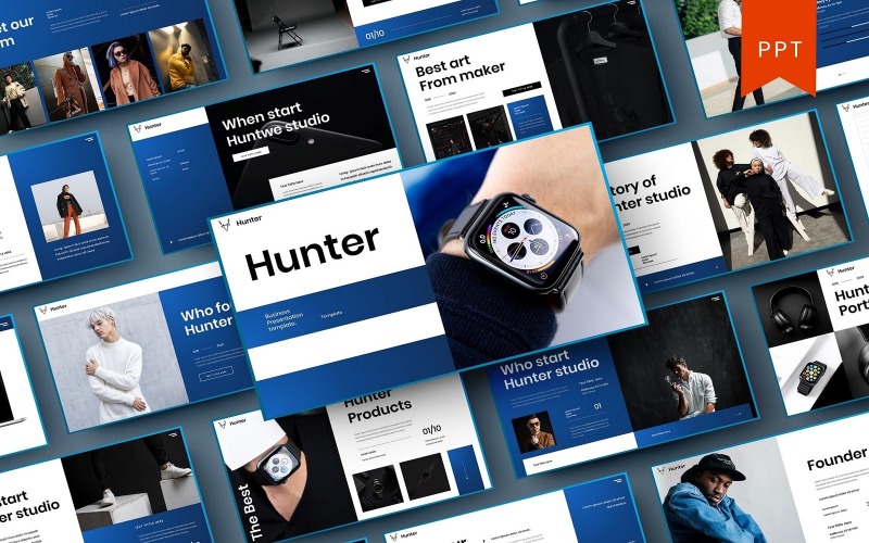 Hunter – Business Шаблон PowerPoint
