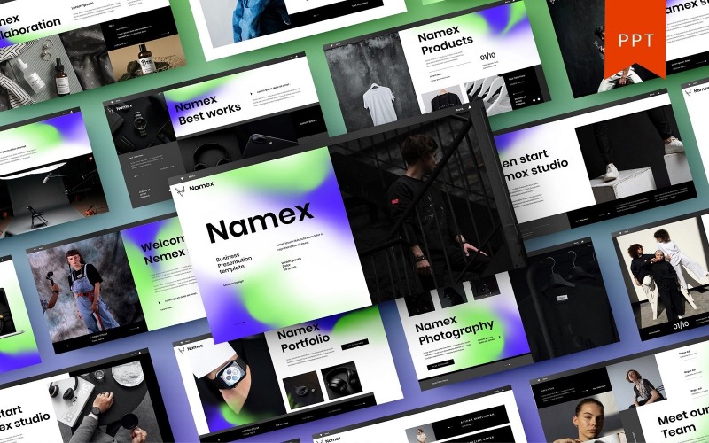 Namex - Modelo de PowerPoint de Negócios