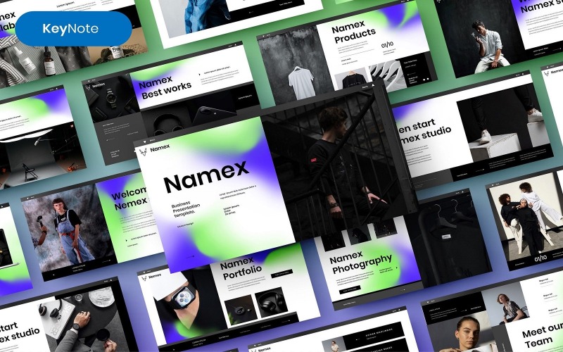 Namex – 商业主题演讲模板