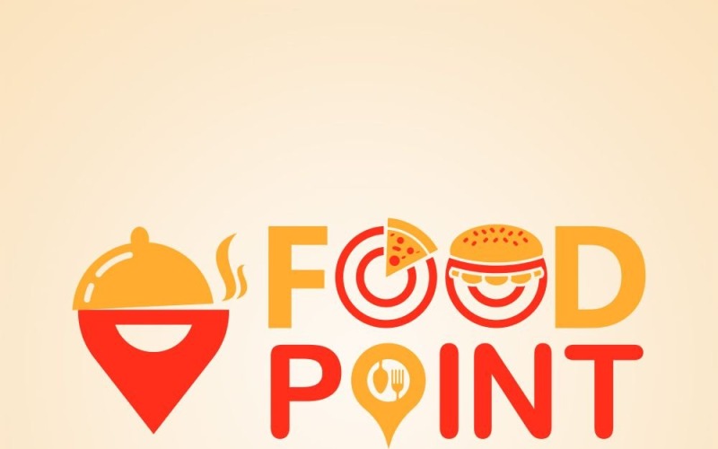 Logotypdesignmall - Food Point