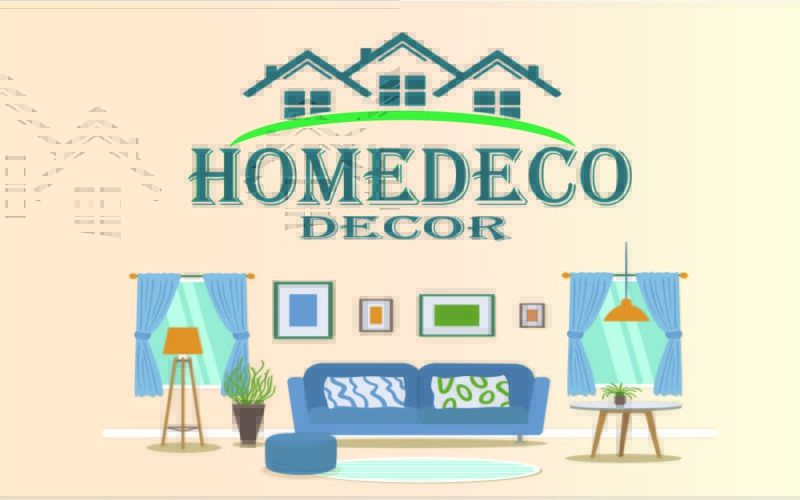 Modelos de Logotipo de Decoração Homedeco