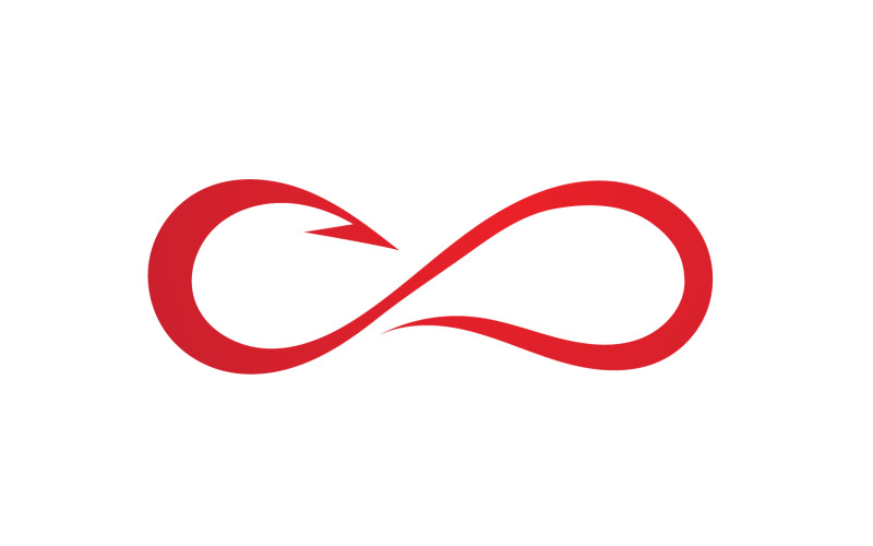 Infinity Design Vector Logo Design Szablon pętli V4