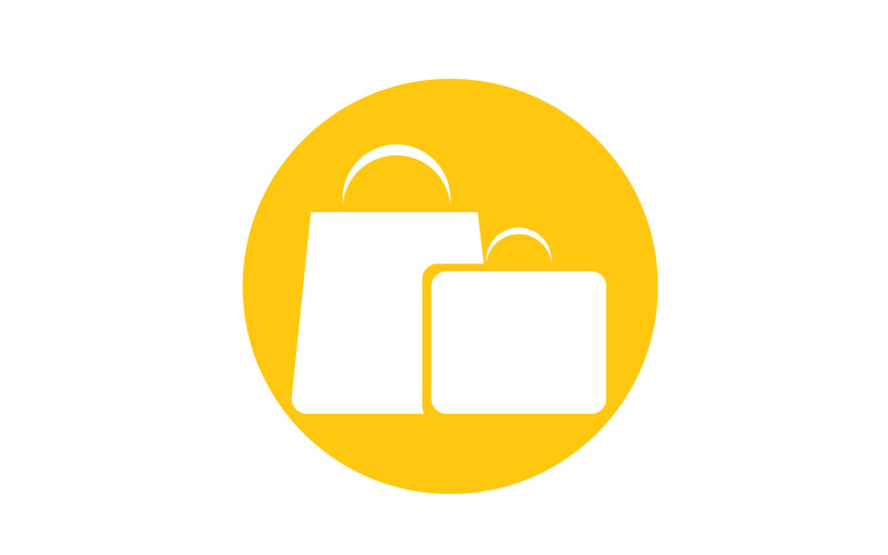 Modèle de logo de boutique en ligne Vector Icon Design V14