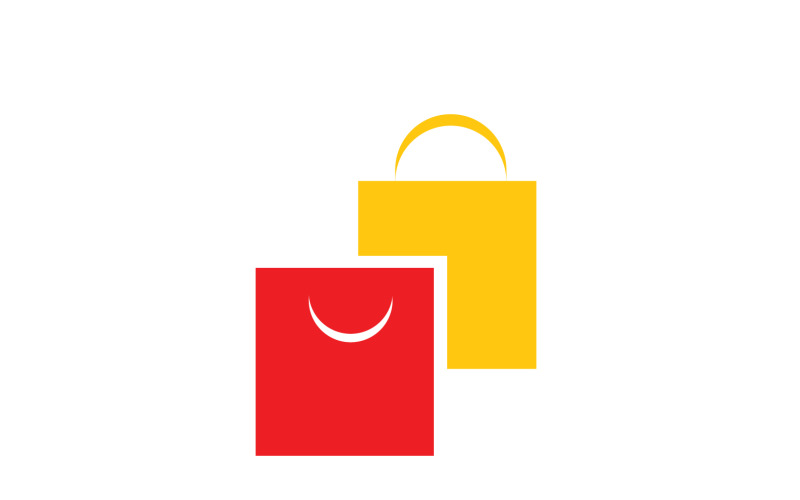 Online-Shop-Logo-Vorlage Vektor-Icon-Design V6