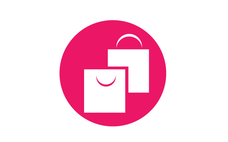 Online winkel Logo sjabloon Vector Icon Design V15