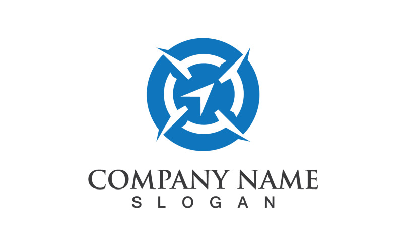 Compass Logo  Signs And Symbols Vector V8