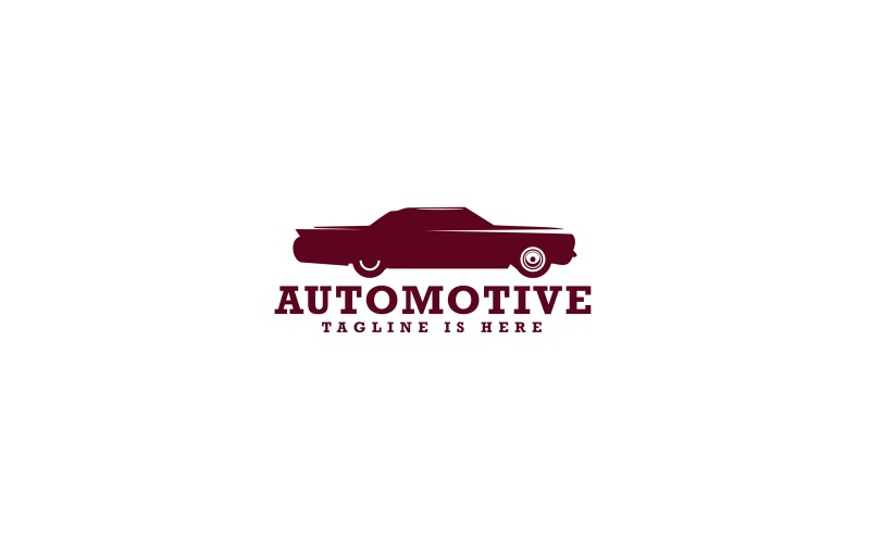 Modèle de logo de voiture automobile V4