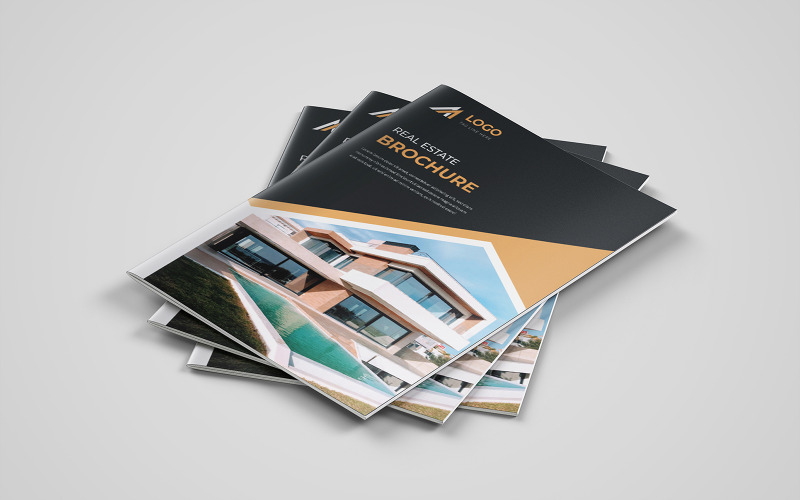 Corporate Business Broschüre Template Design Minimalistische Firmenprofil-Vorlage