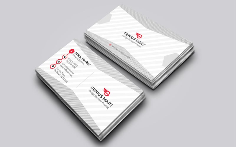Corporate Business Card Template 117