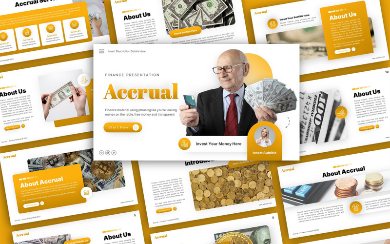 Accrual Finance Mehrzweck-PowerPoint-Präsentationsvorlage