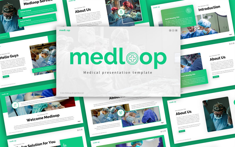 Medloop Medical Multipurpose PowerPoint-presentationsmall
