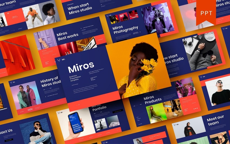 Miros – İşletmeler PowerPoint Şablon