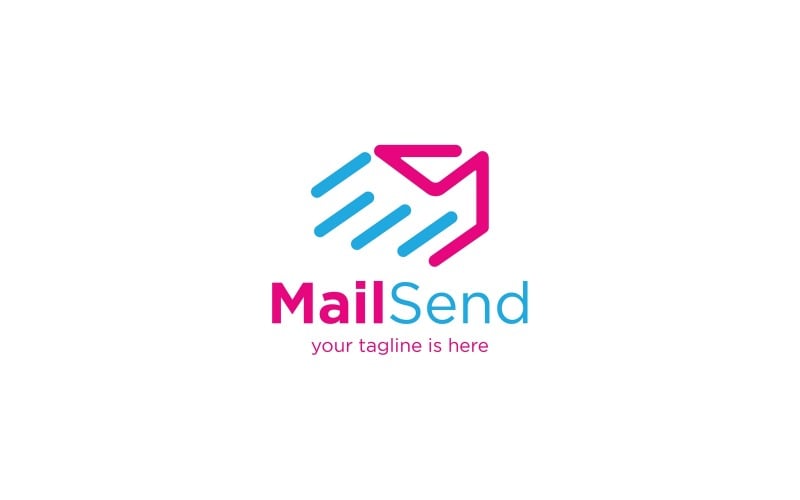 Modelo de logotipo de envio de e-mail
