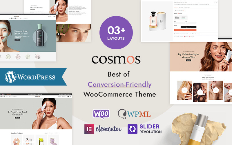 Cosmos – A legjobb konverziós WooCommerce reszponzív téma