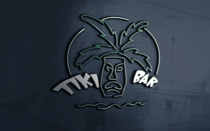 Logo Tiki Bar pour la vie nocturne