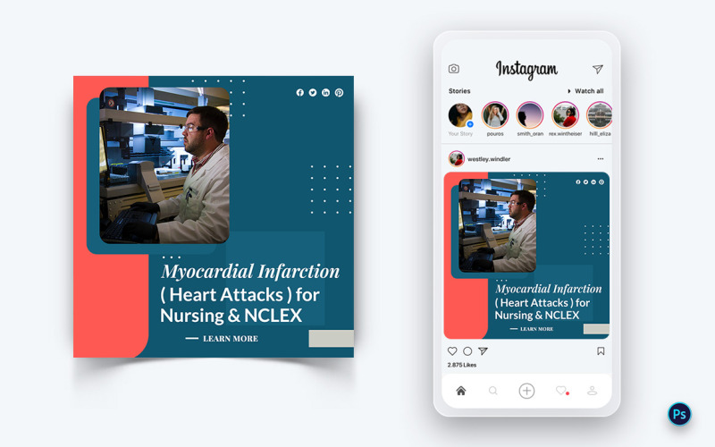Modello di progettazione post sui social media medici e ospedalieri-08