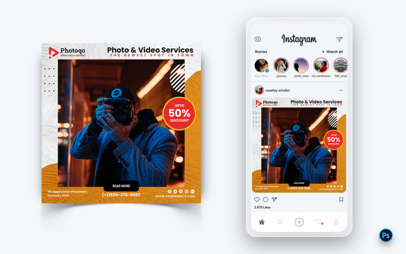Modèle de conception de publication sur les médias sociaux pour les ...