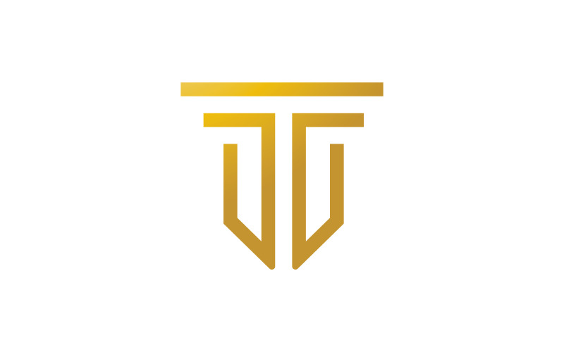 Pillar Logo Template. Column Vector illustration Design V1