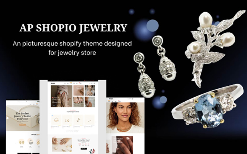 Shopio Jewelry - 奢华珠宝店 Shoppify 主题