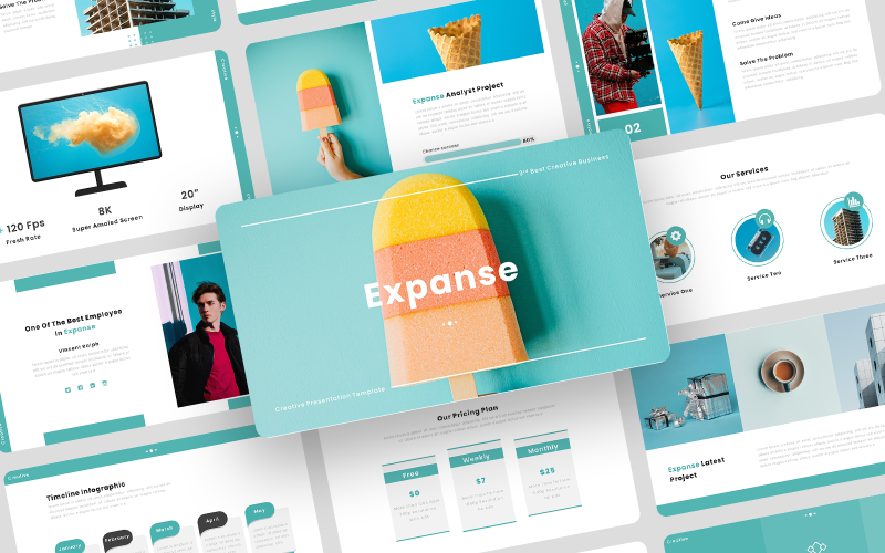 Expanse - Шаблон Keynote Creative Business