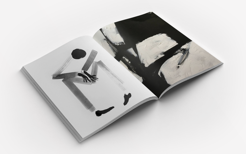 Maquette de produit de livre de magazine