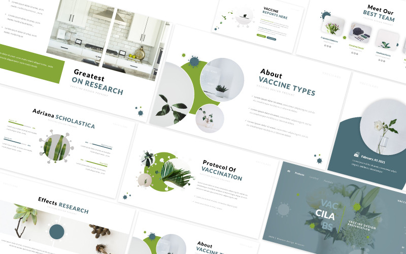 Vaccilabs mall för Google Slides