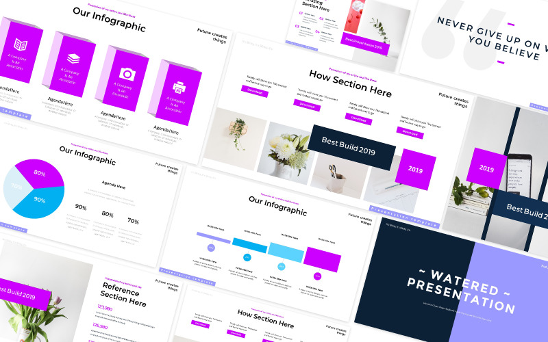 Watered Future Google Slides Mall